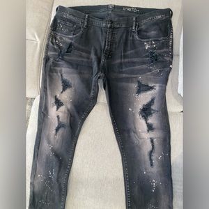 Straight Slim Paint Splatter PRPS